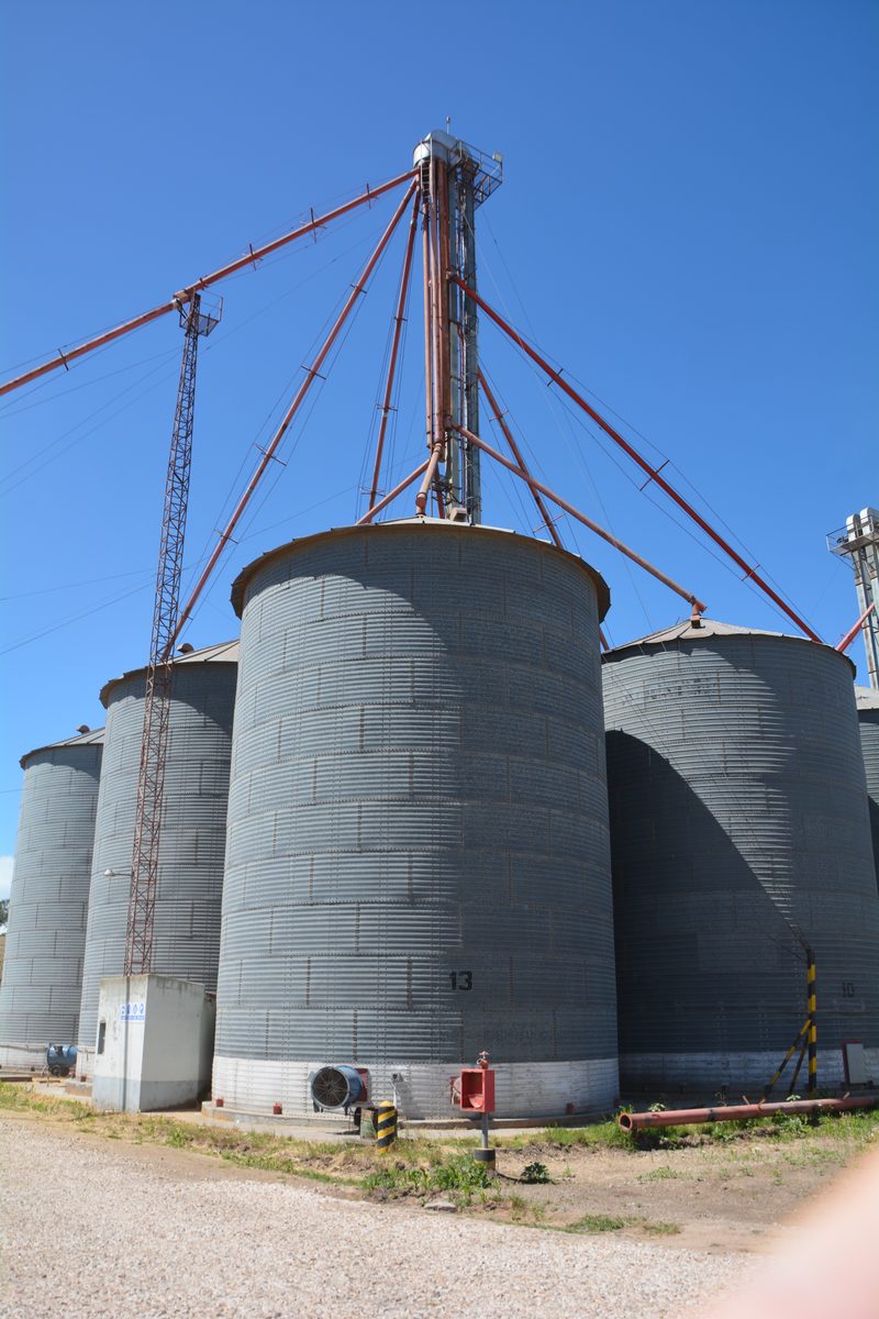 Detalle de silos y elevadores